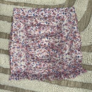 Free People Floral Mini Skirt New w Tags